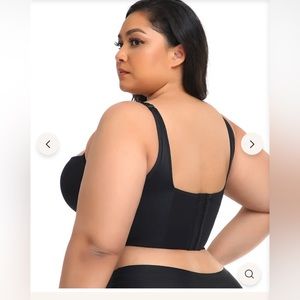 Comfortable Back Smoothing Bra- Black